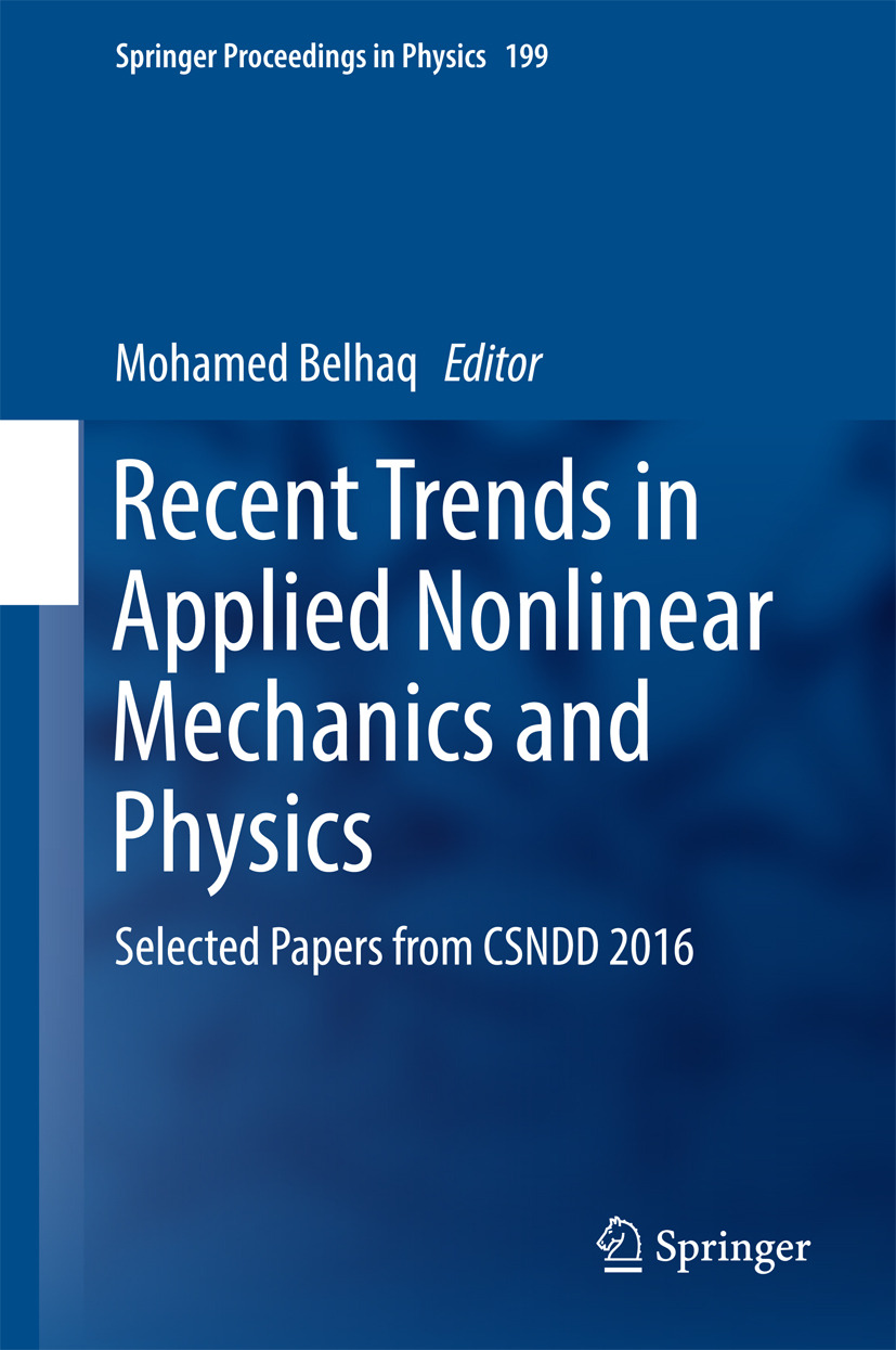 Belhaq, Mohamed - Recent Trends in Applied Nonlinear Mechanics and Physics, ebook