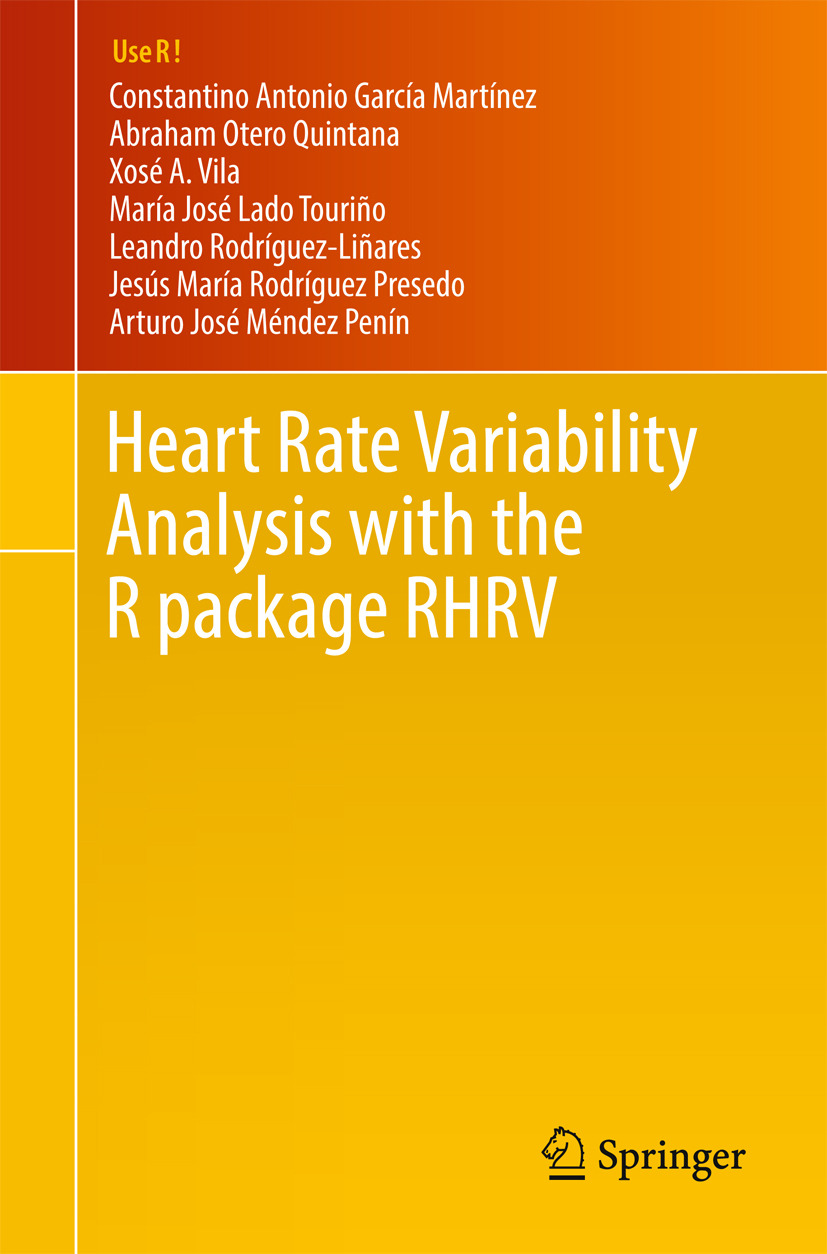 Martínez, Constantino Antonio García - Heart Rate Variability Analysis with the R package RHRV, ebook