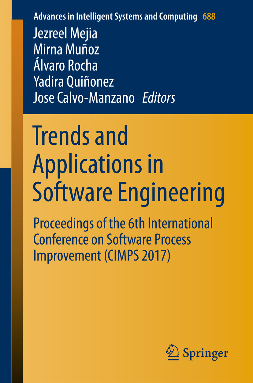 Calvo-Manzano, Jose - Trends and Applications in Software Engineering, e-bok