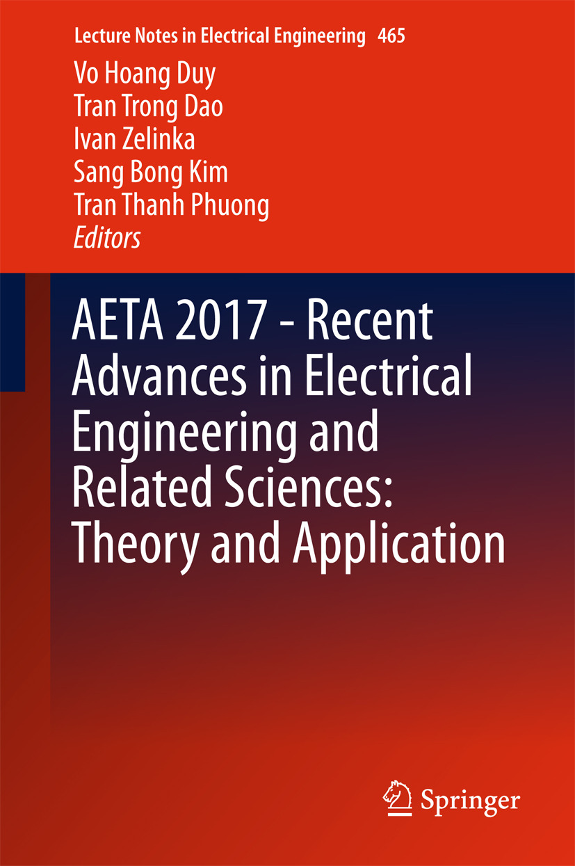 Dao, Tran Trong - AETA 2017 - Recent Advances in Electrical Engineering and Related Sciences: Theory and Application, e-kirja