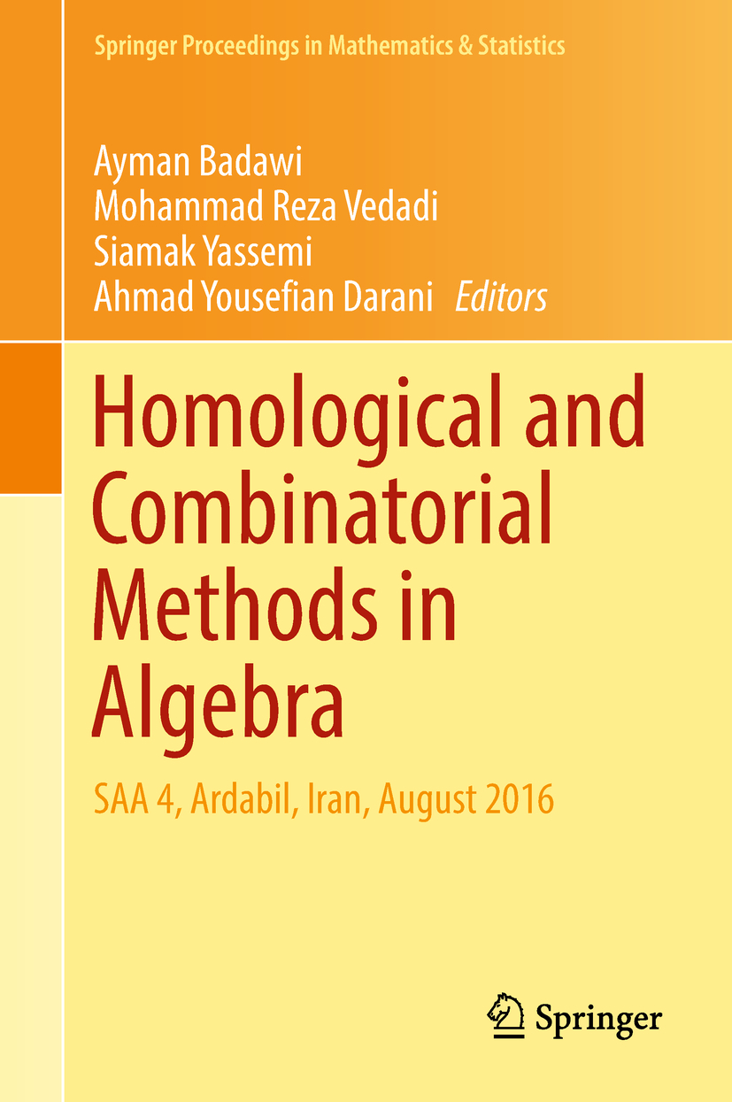 Badawi, Ayman - Homological and Combinatorial Methods in Algebra, e-bok