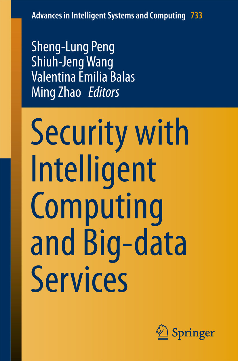 Balas, Valentina Emilia - Security with Intelligent Computing and Big-data Services, e-kirja
