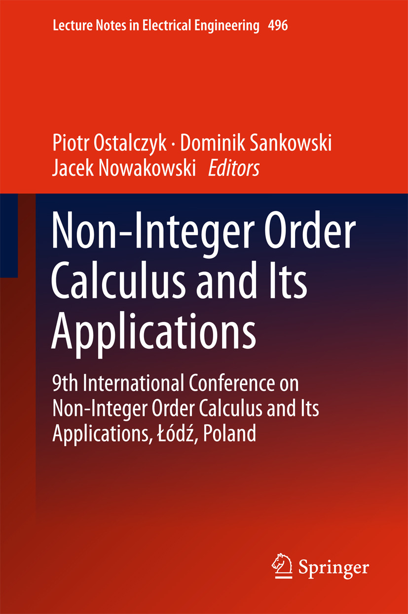 Nowakowski, Jacek - Non-Integer Order Calculus and its Applications, ebook