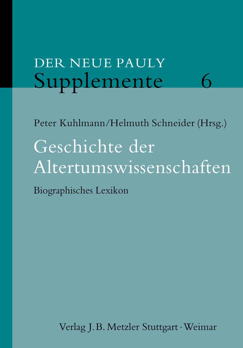 Kuhlmann, Peter - Geschichte der Altertumswissenschaften, e-kirja