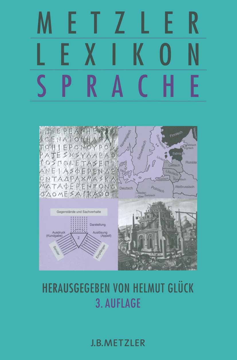 Glück, Helmut - Metzler Lexikon Sprache, e-kirja