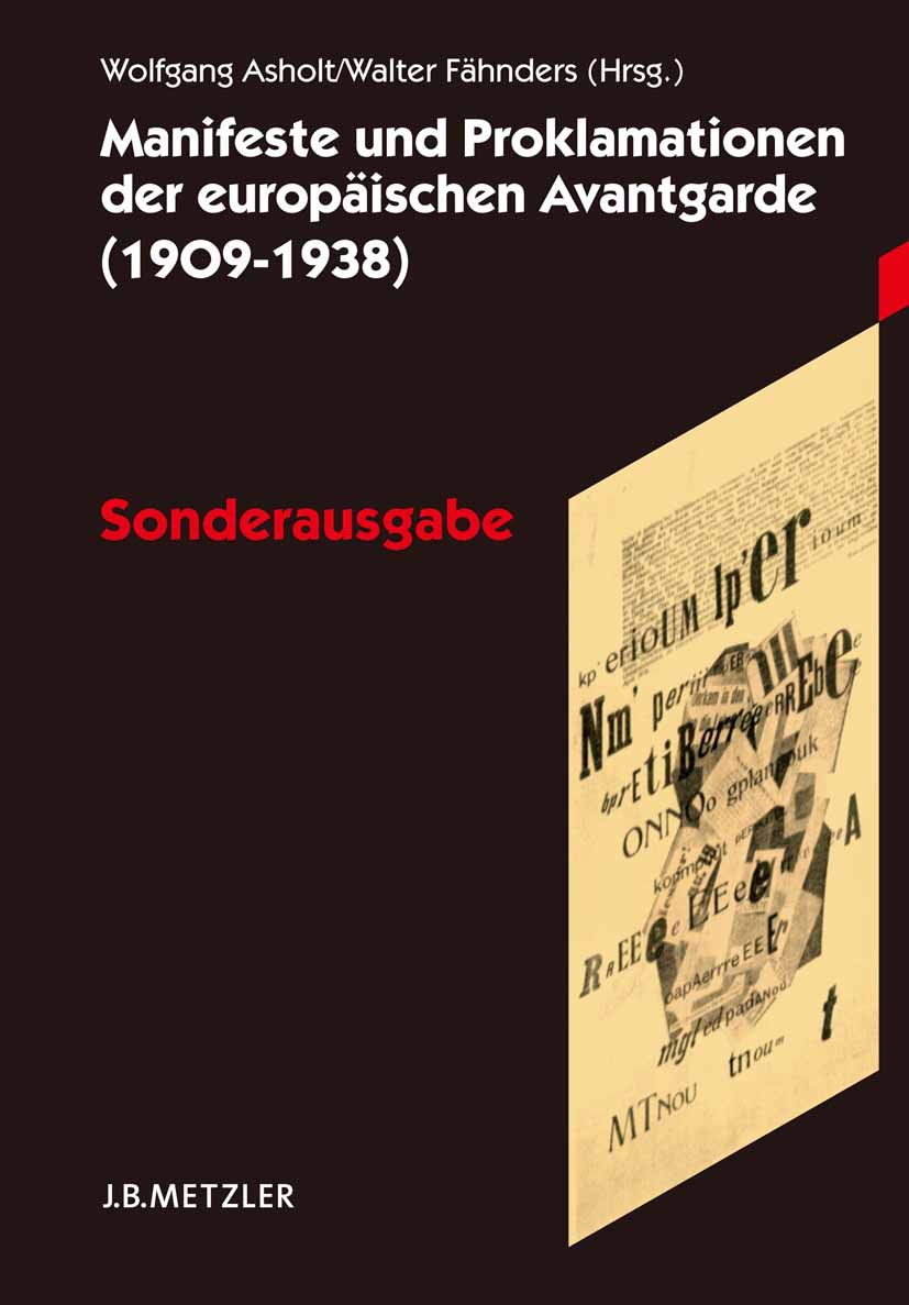 Asholt, Wolfgang - Manifeste und Proklamationen der europäischen Avantgarde (1909–1938), e-kirja