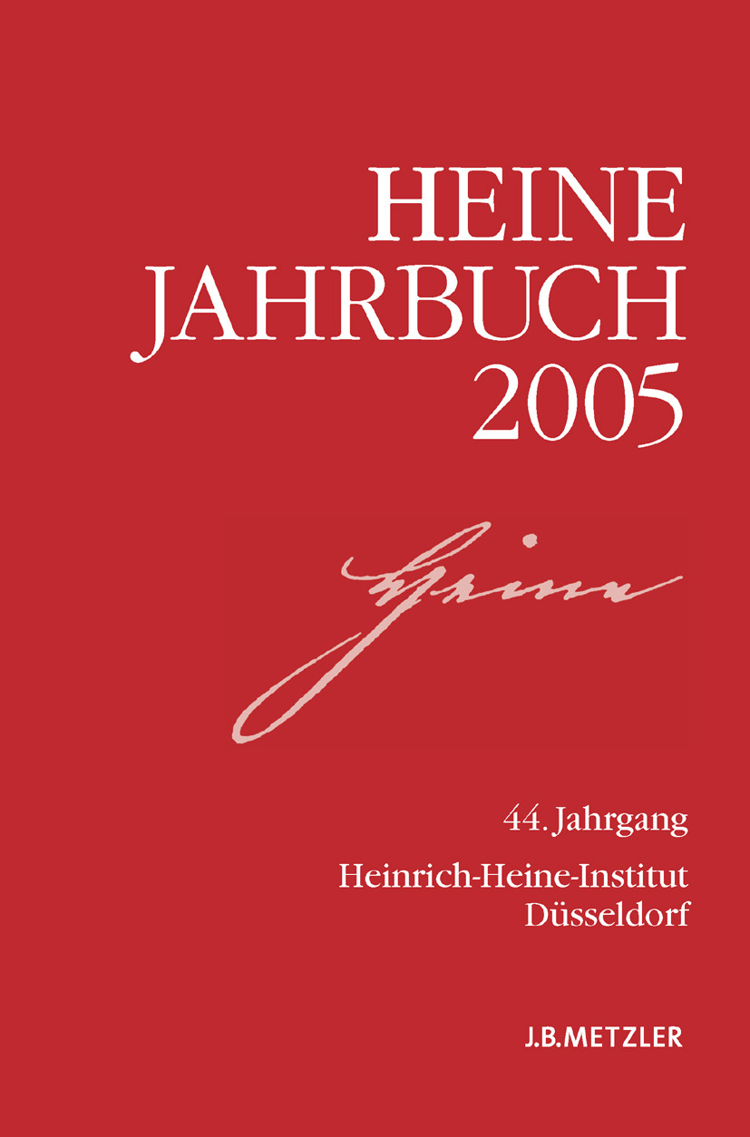 Kruse, Joseph A. - Heine-Jahrbuch 2005, e-bok