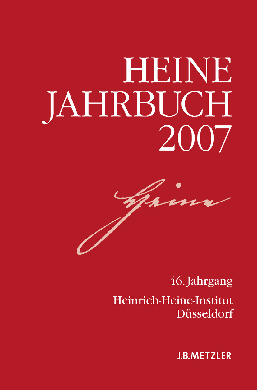 Kruse, Joseph A. - Heine-Jahrbuch 2007, e-kirja