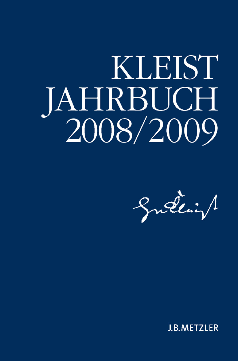 Blamberger, Günter - Kleist-Jahrbuch 2008/09, ebook