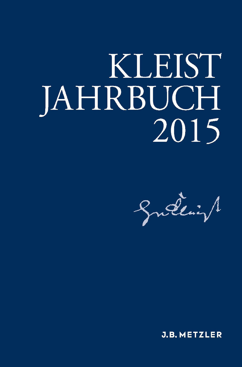 Blamberger, Günter - Kleist-Jahrbuch 2015, e-kirja