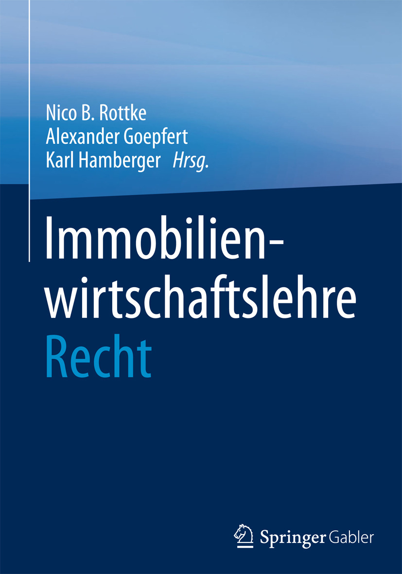 Goepfert, Alexander - Immobilienwirtschaftslehre - Recht, ebook