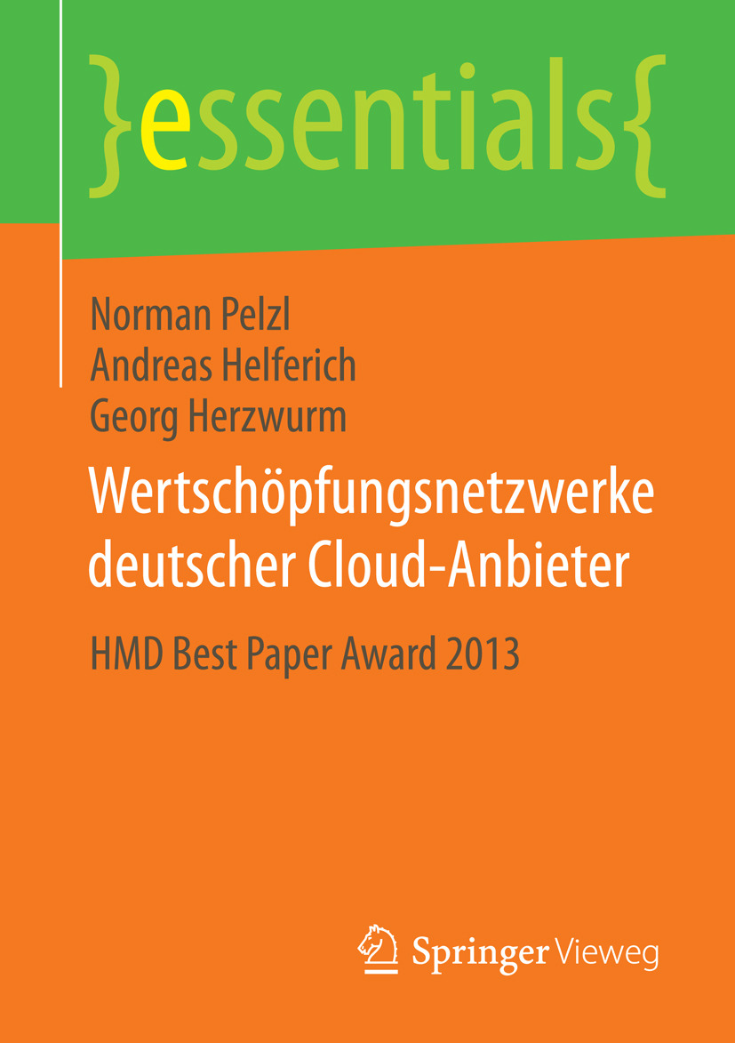 Helferich, Andreas - Wertschöpfungsnetzwerke deutscher Cloud-Anbieter, e-kirja