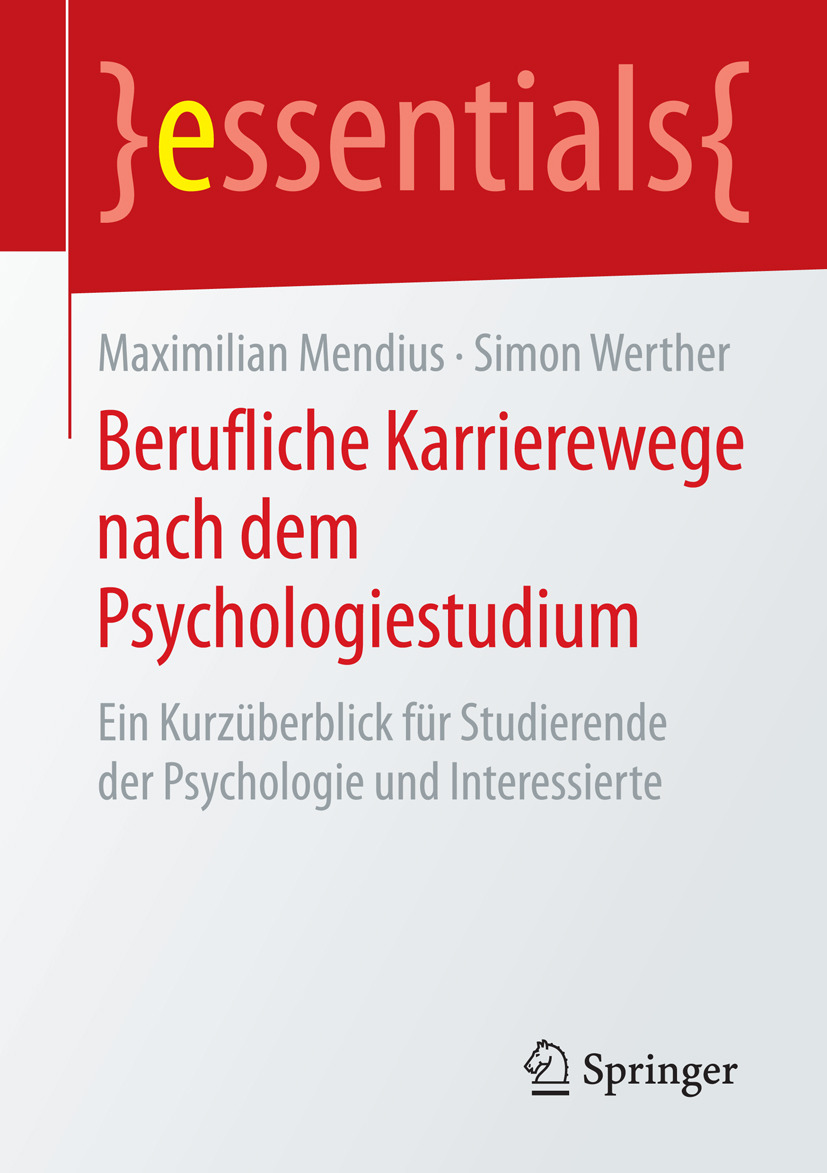 Mendius, Maximilian - Berufliche Karrierewege nach dem Psychologiestudium, ebook