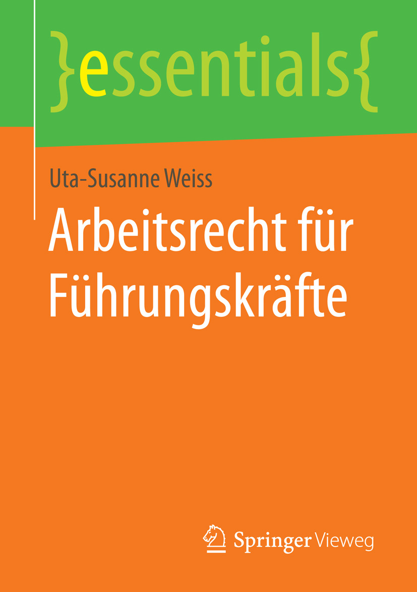 Weiss, Uta-Susanne - Arbeitsrecht für Führungskräfte, ebook