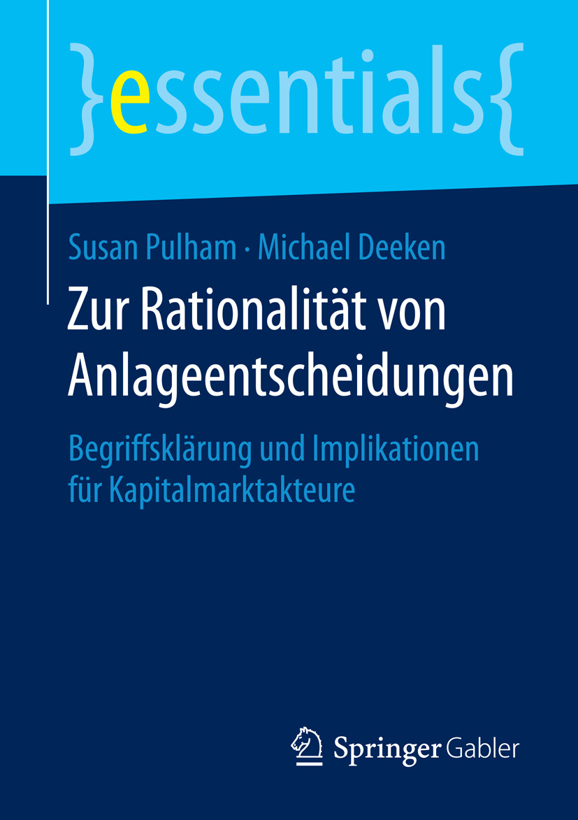 Deeken, Michael - Zur Rationalität von Anlageentscheidungen, ebook