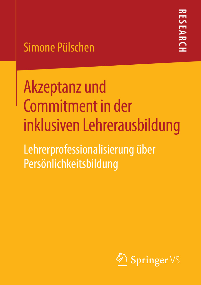 Pülschen, Simone - Akzeptanz und Commitment in der inklusiven Lehrerausbildung, ebook