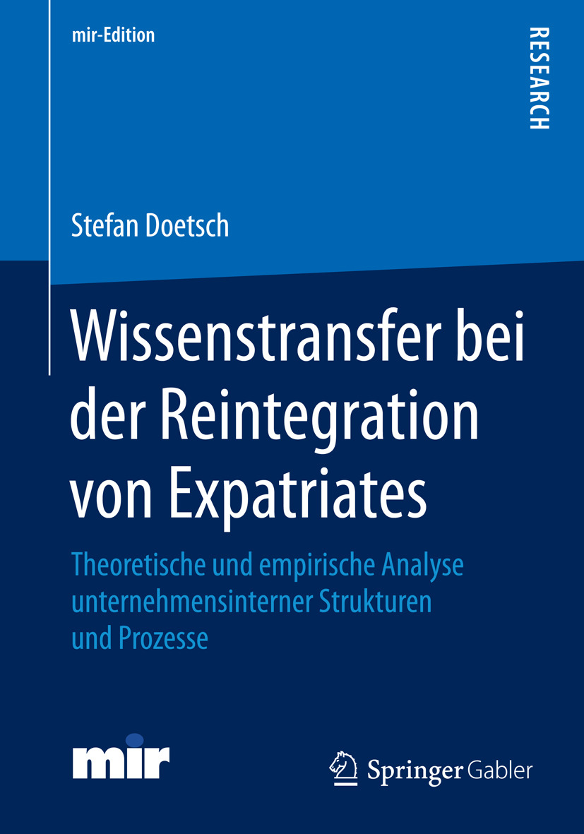 Doetsch, Stefan - Wissenstransfer bei der Reintegration von Expatriates, ebook