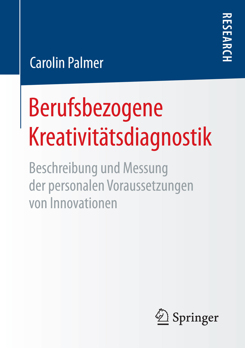 Palmer, Carolin - Berufsbezogene Kreativitätsdiagnostik, ebook