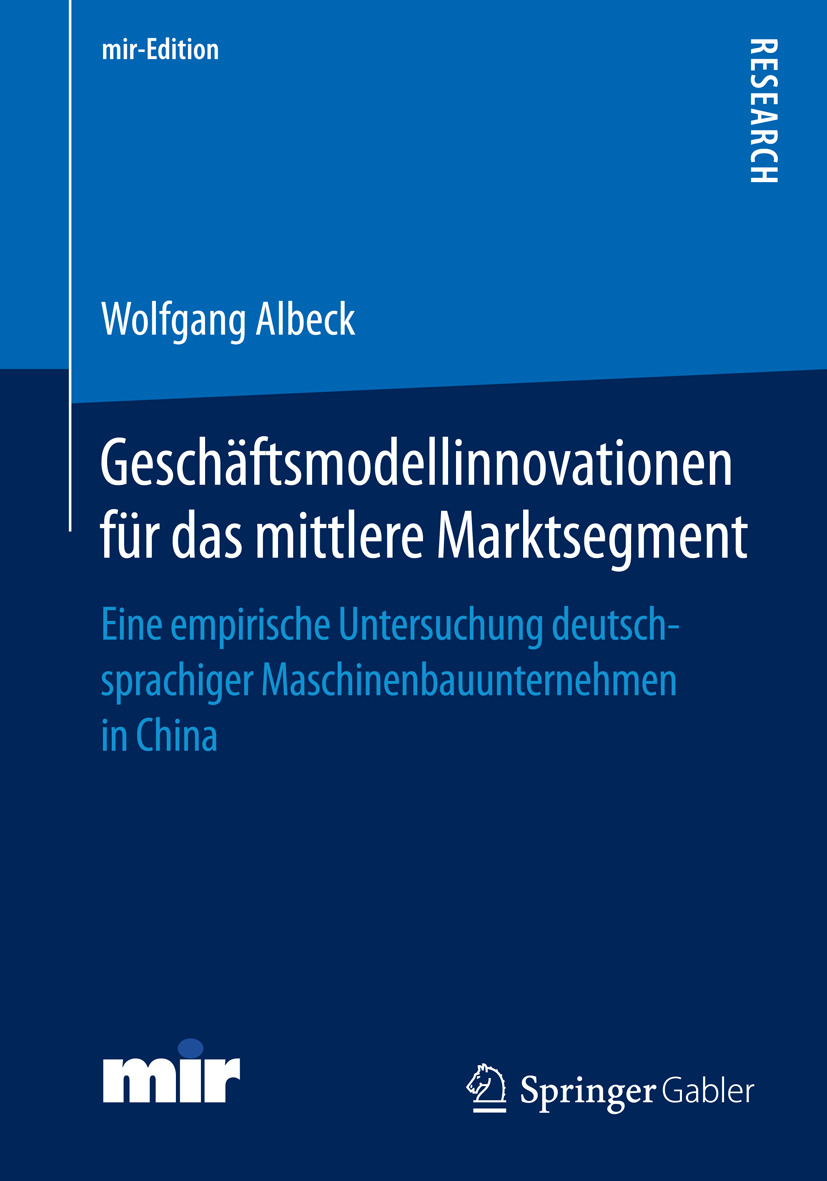 Albeck, Wolfgang - Geschäftsmodellinnovationen für das mittlere Marktsegment, e-bok