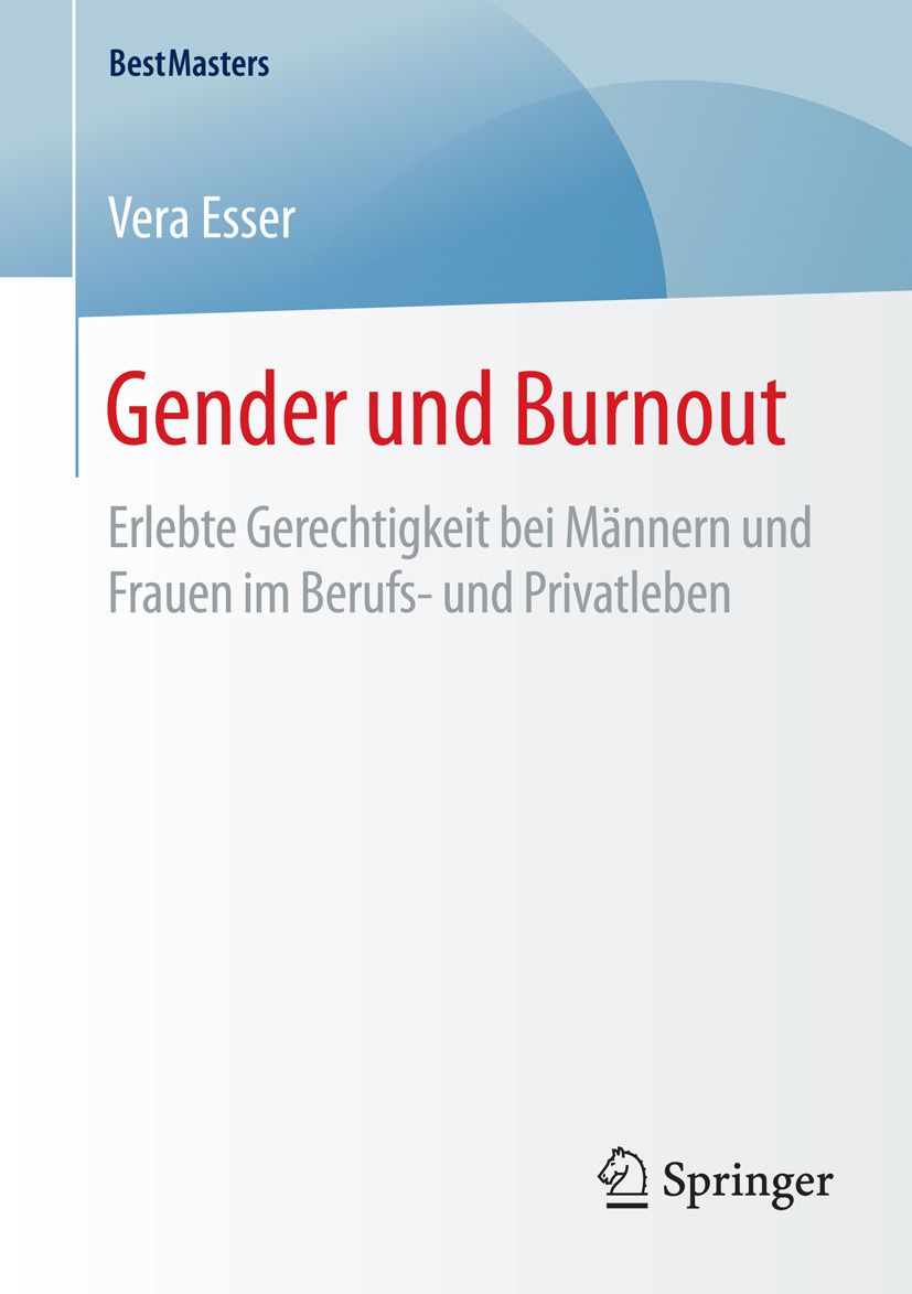 Esser, Vera - Gender und Burnout, ebook