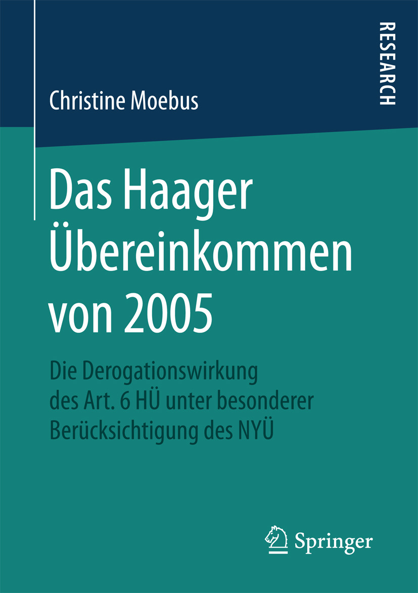 Moebus, Christine - Das Haager Übereinkommen von 2005, e-bok