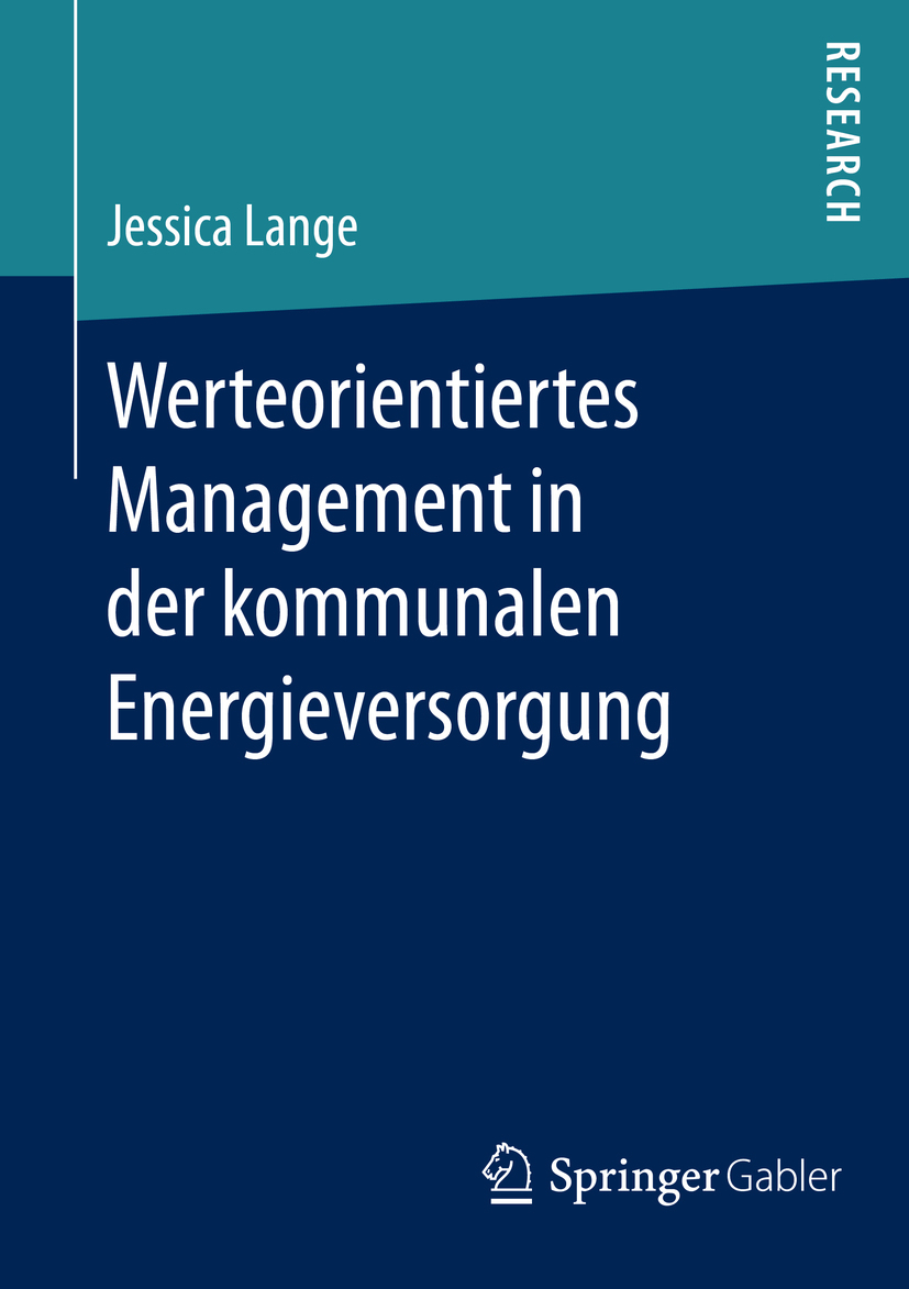 Lange, Jessica - Werteorientiertes Management in der kommunalen Energieversorgung, e-kirja
