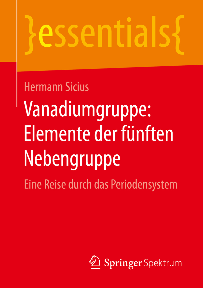Sicius, Hermann - Vanadiumgruppe: Elemente der fünften Nebengruppe, e-bok