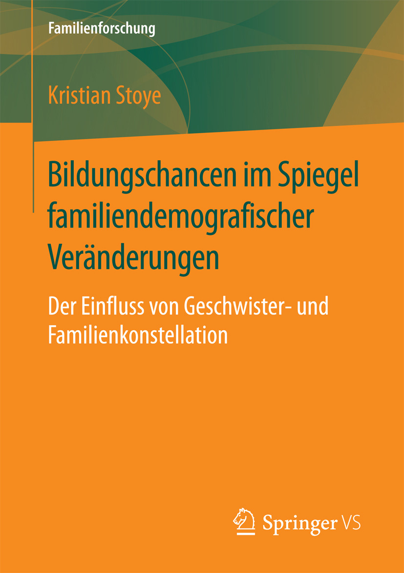 Stoye, Kristian - Bildungschancen im Spiegel familiendemografischer Veränderungen, e-bok