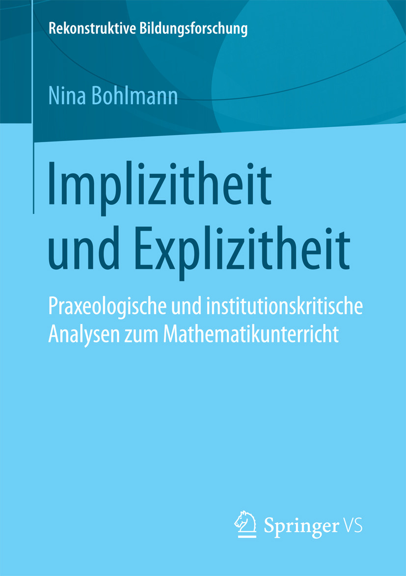 Bohlmann, Nina - Implizitheit und Explizitheit, e-kirja