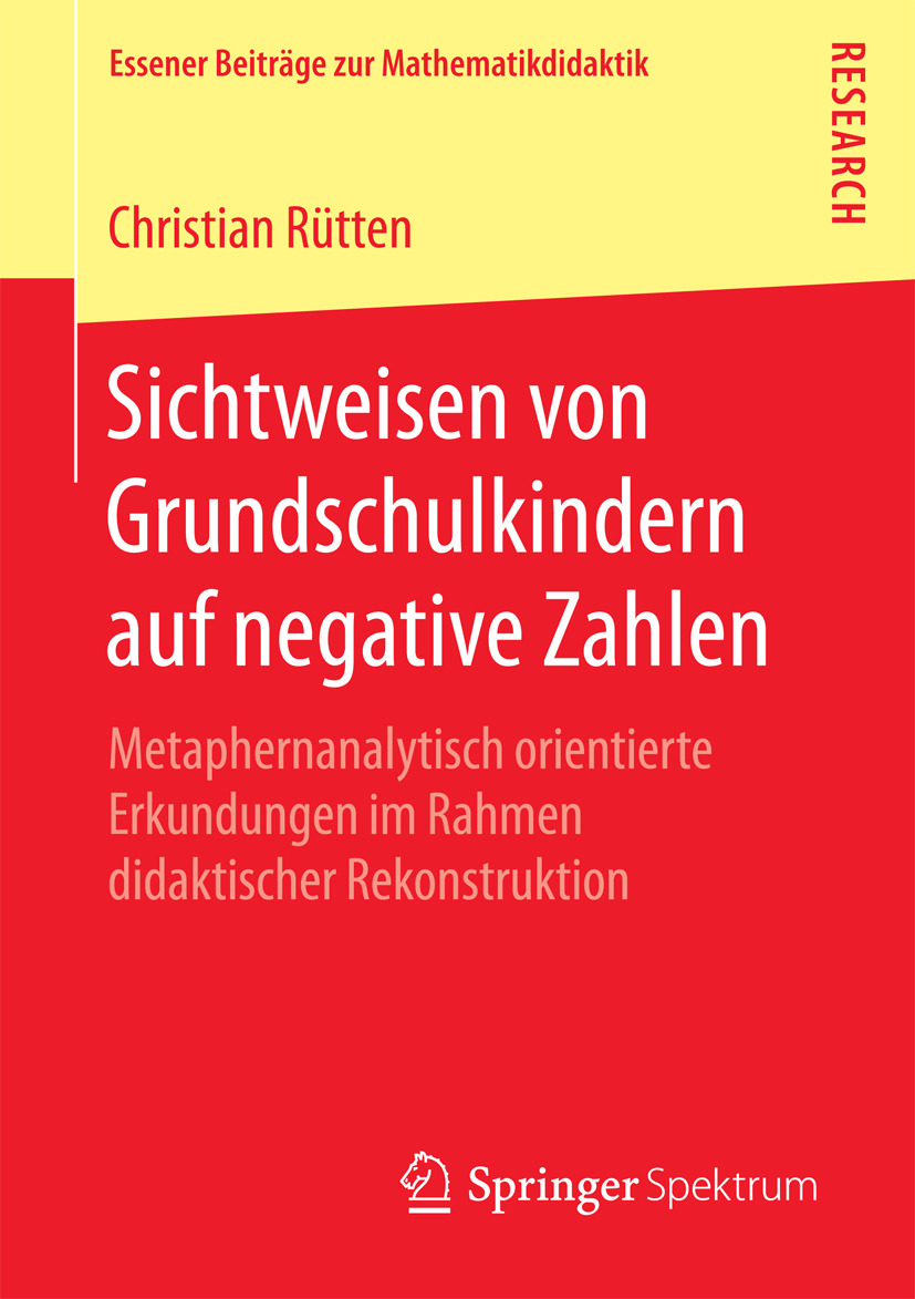 Rütten, Christian - Sichtweisen von Grundschulkindern auf negative Zahlen, ebook