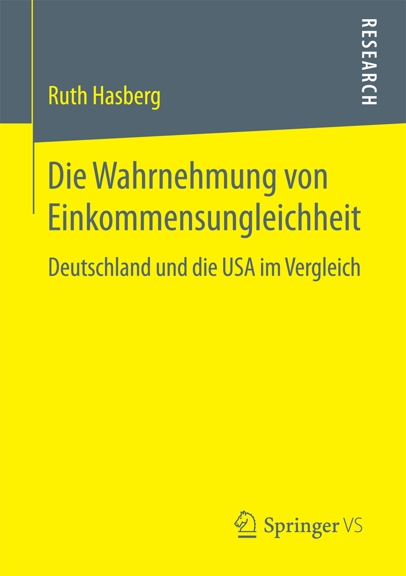 Hasberg, Ruth - Die Wahrnehmung von Einkommensungleichheit, e-bok