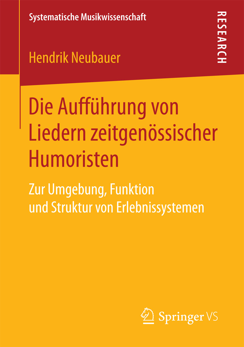 Neubauer, Hendrik - Die Aufführung von Liedern zeitgenössischer Humoristen, ebook