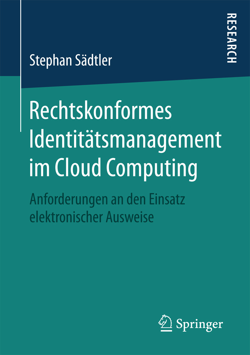 Sädtler, Stephan - Rechtskonformes Identitätsmanagement im Cloud Computing, e-kirja