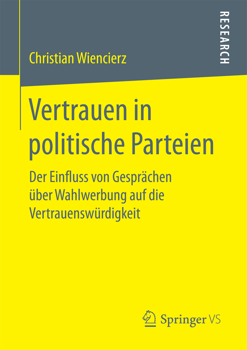 Wiencierz, Christian - Vertrauen in politische Parteien, e-bok