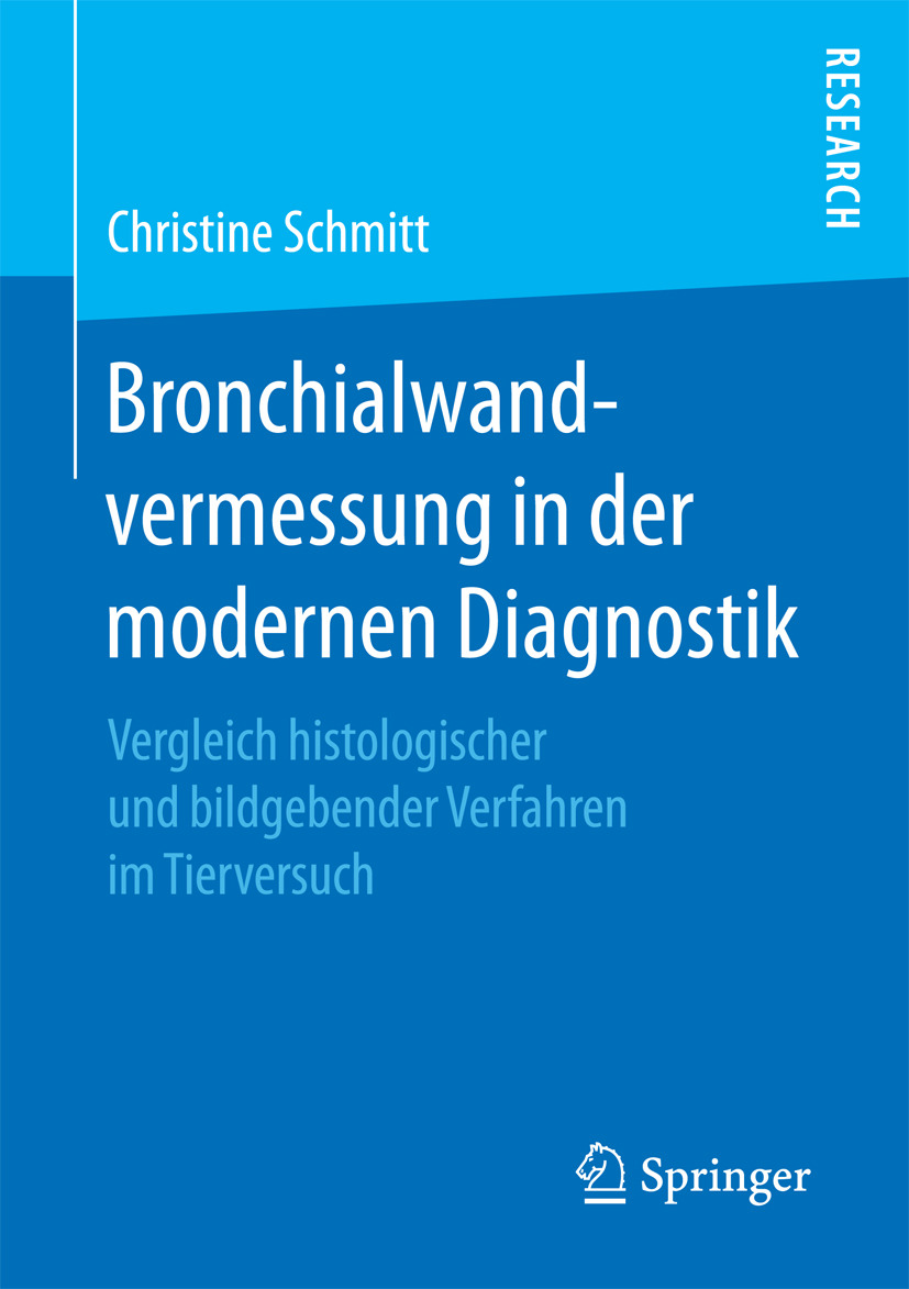Schmitt, Christine - Bronchialwandvermessung in der modernen Diagnostik, e-bok