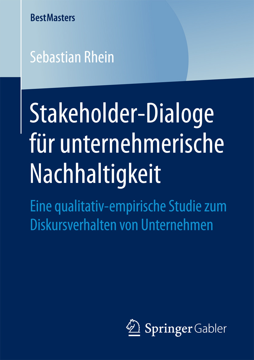 Rhein, Sebastian - Stakeholder-Dialoge für unternehmerische Nachhaltigkeit, ebook