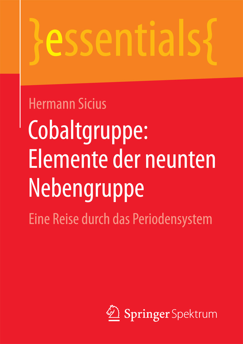 Sicius, Hermann - Cobaltgruppe: Elemente der neunten Nebengruppe, e-bok