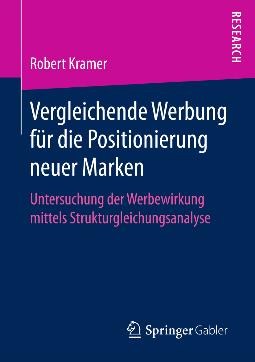 Kramer, Robert - Vergleichende Werbung für die Positionierung neuer Marken, e-bok