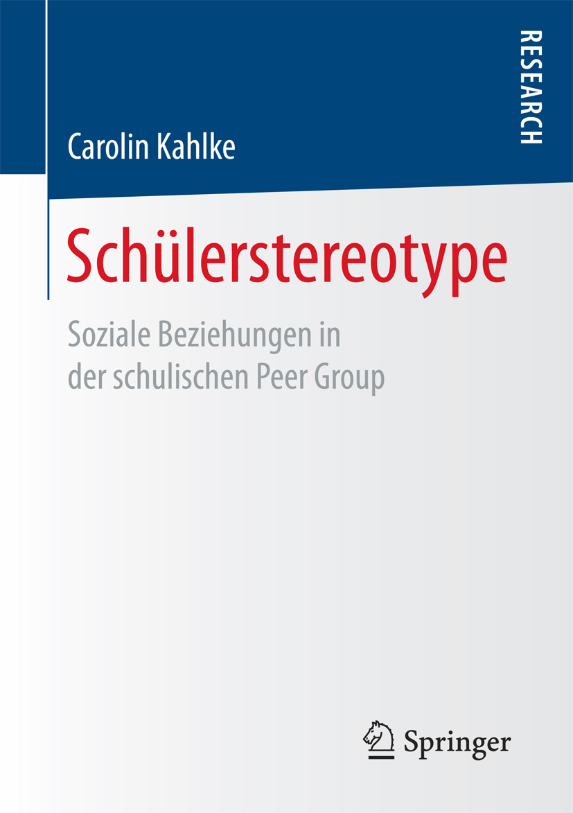 Kahlke, Carolin - Schülerstereotype, ebook