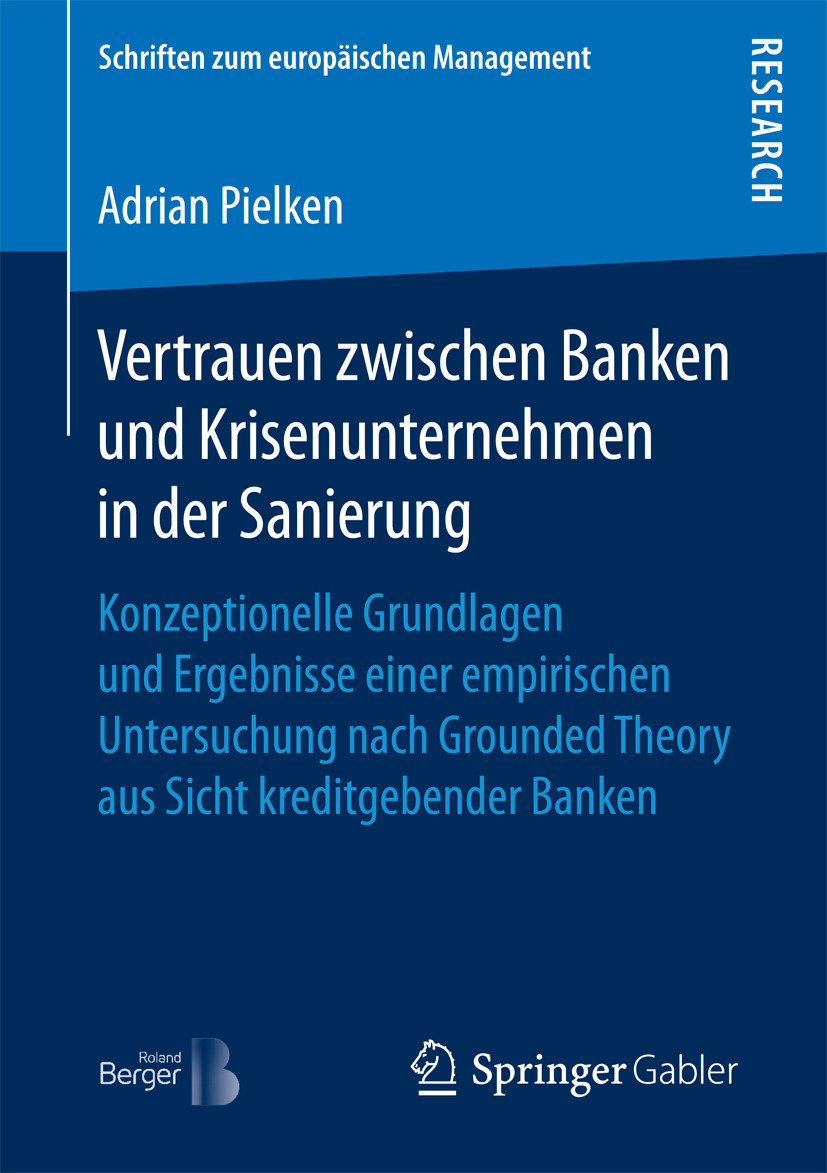 Pielken, Adrian - Vertrauen zwischen Banken und Krisenunternehmen in der Sanierung, ebook