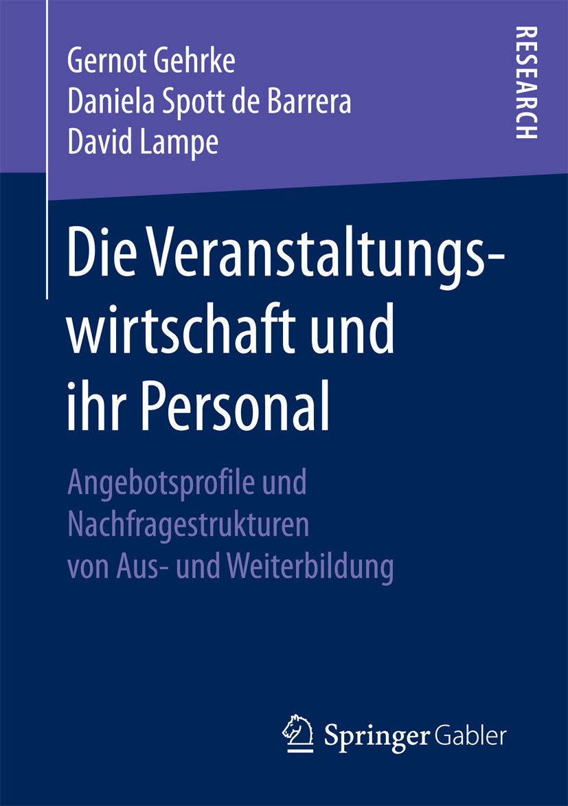 Barrera, Daniela Spott de - Die Veranstaltungswirtschaft und ihr Personal, e-bok