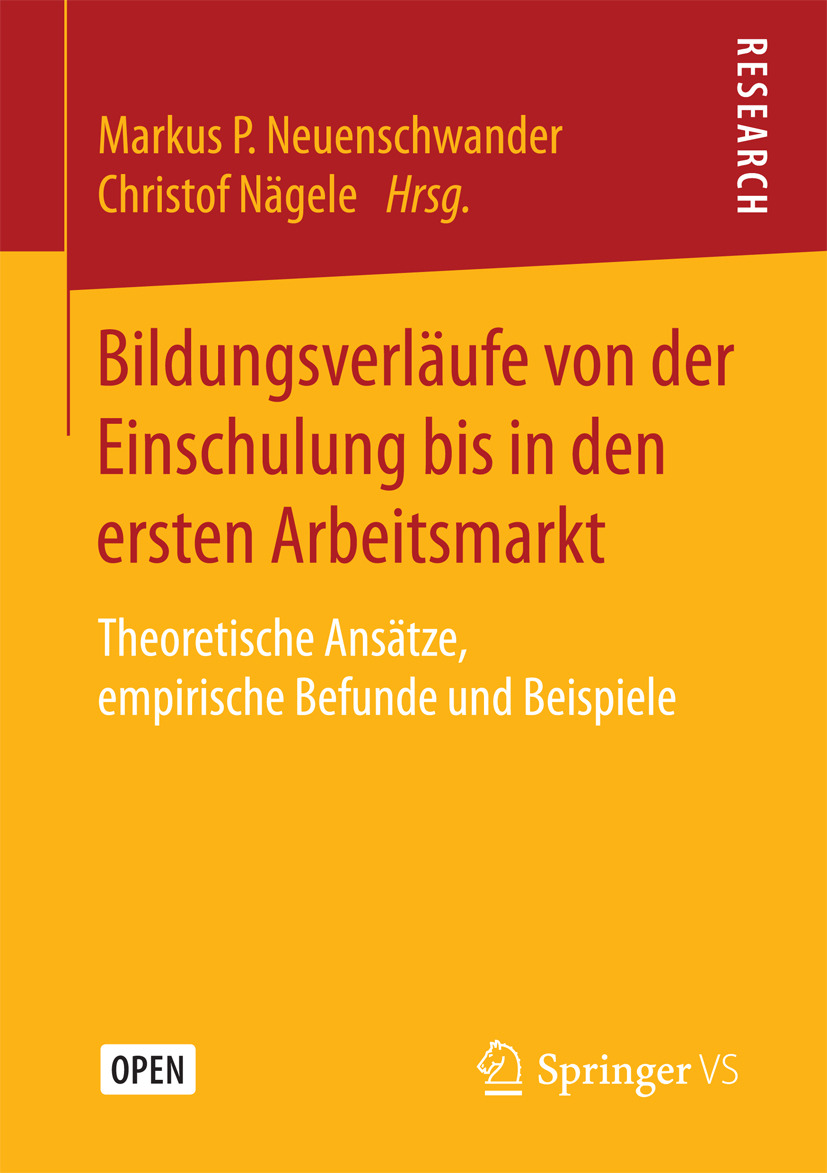 , Markus P. Neuenschwander - Bildungsverläufe von der Einschulung bis in den ersten Arbeitsmarkt, e-bok