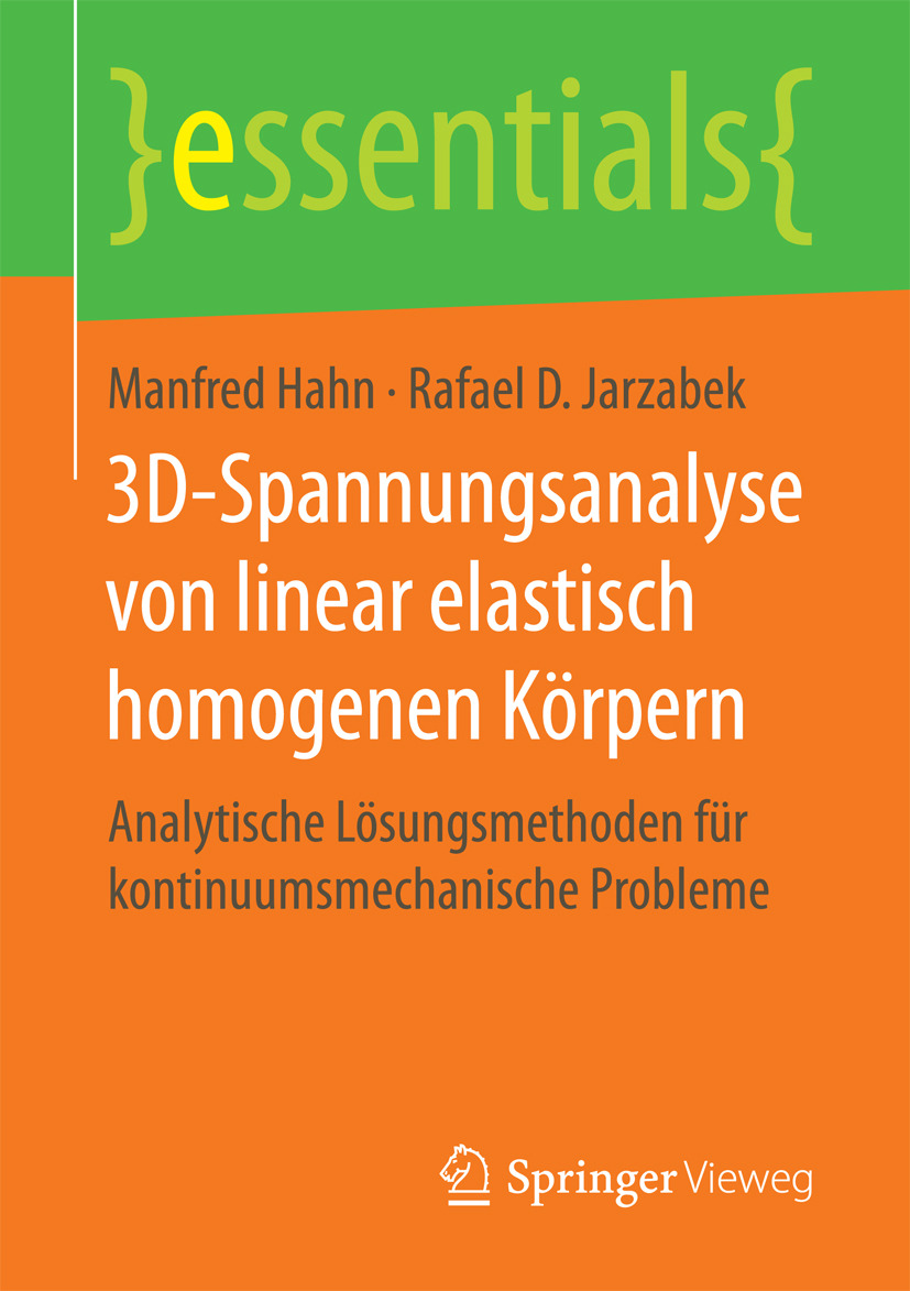 Hahn, Manfred - 3D-Spannungsanalyse von linear elastisch homogenen Körpern, ebook