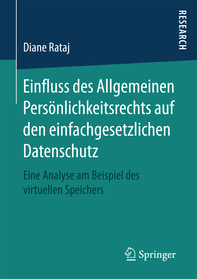 Rataj, Diane - Einfluss des Allgemeinen Persönlichkeitsrechts auf den einfachgesetzlichen Datenschutz, ebook