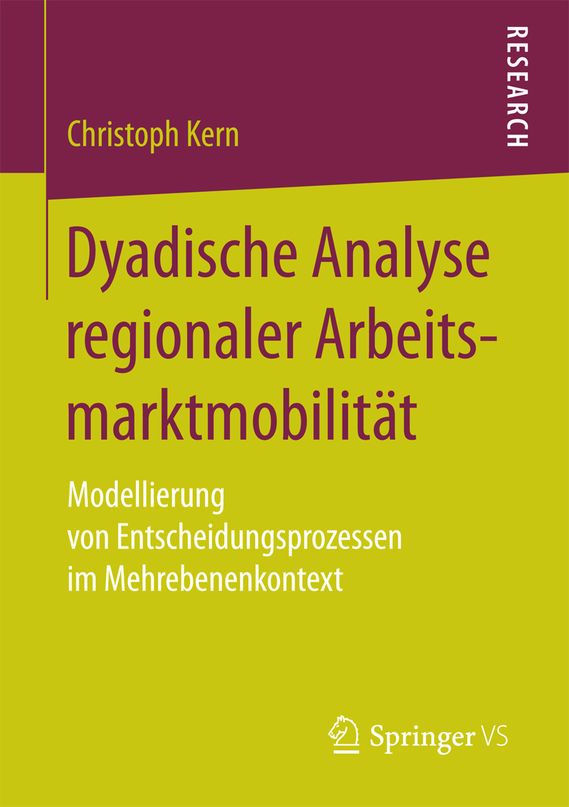 Kern, Christoph - Dyadische Analyse regionaler Arbeitsmarktmobilität, e-bok