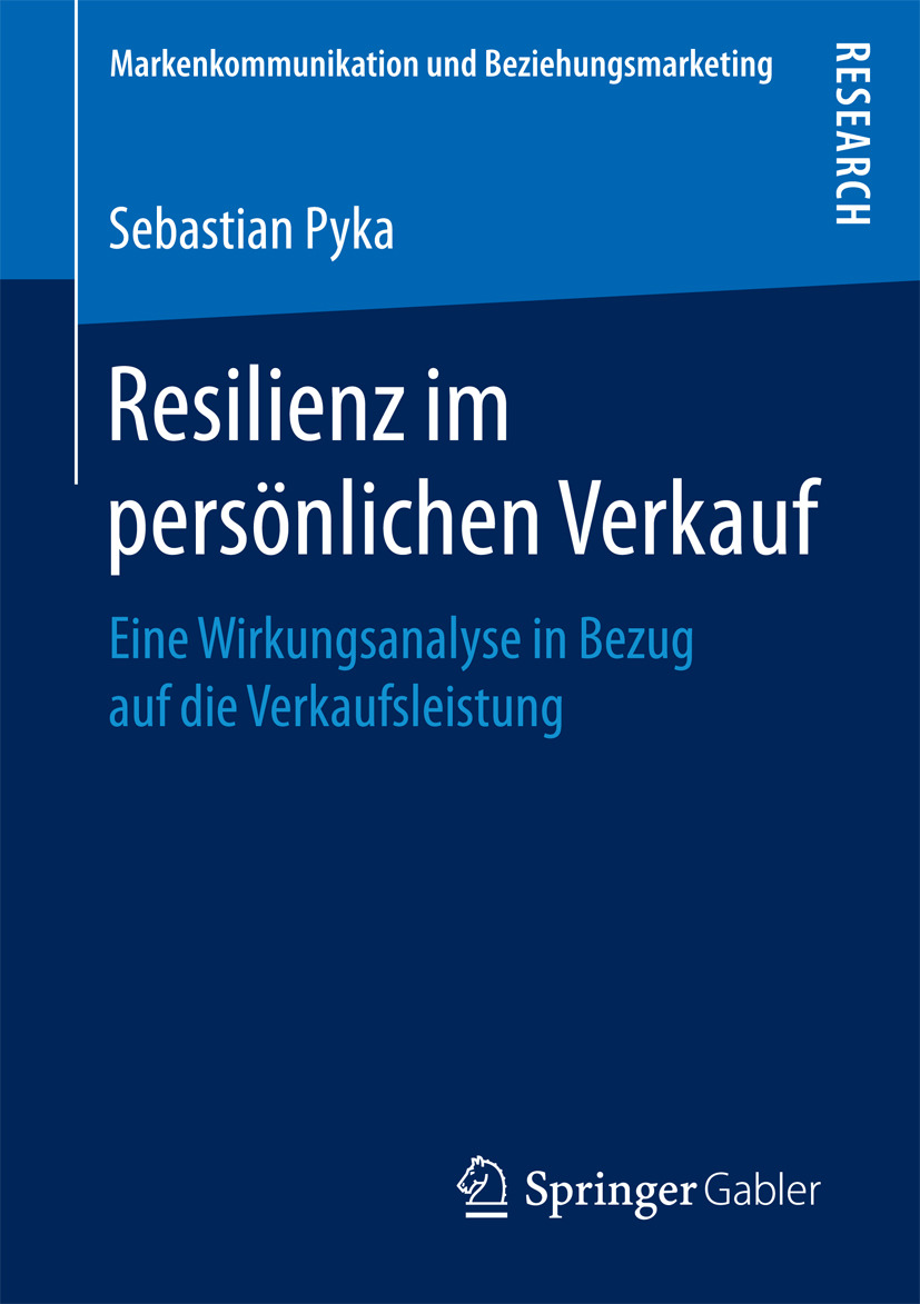 Pyka, Sebastian - Resilienz im persönlichen Verkauf, ebook