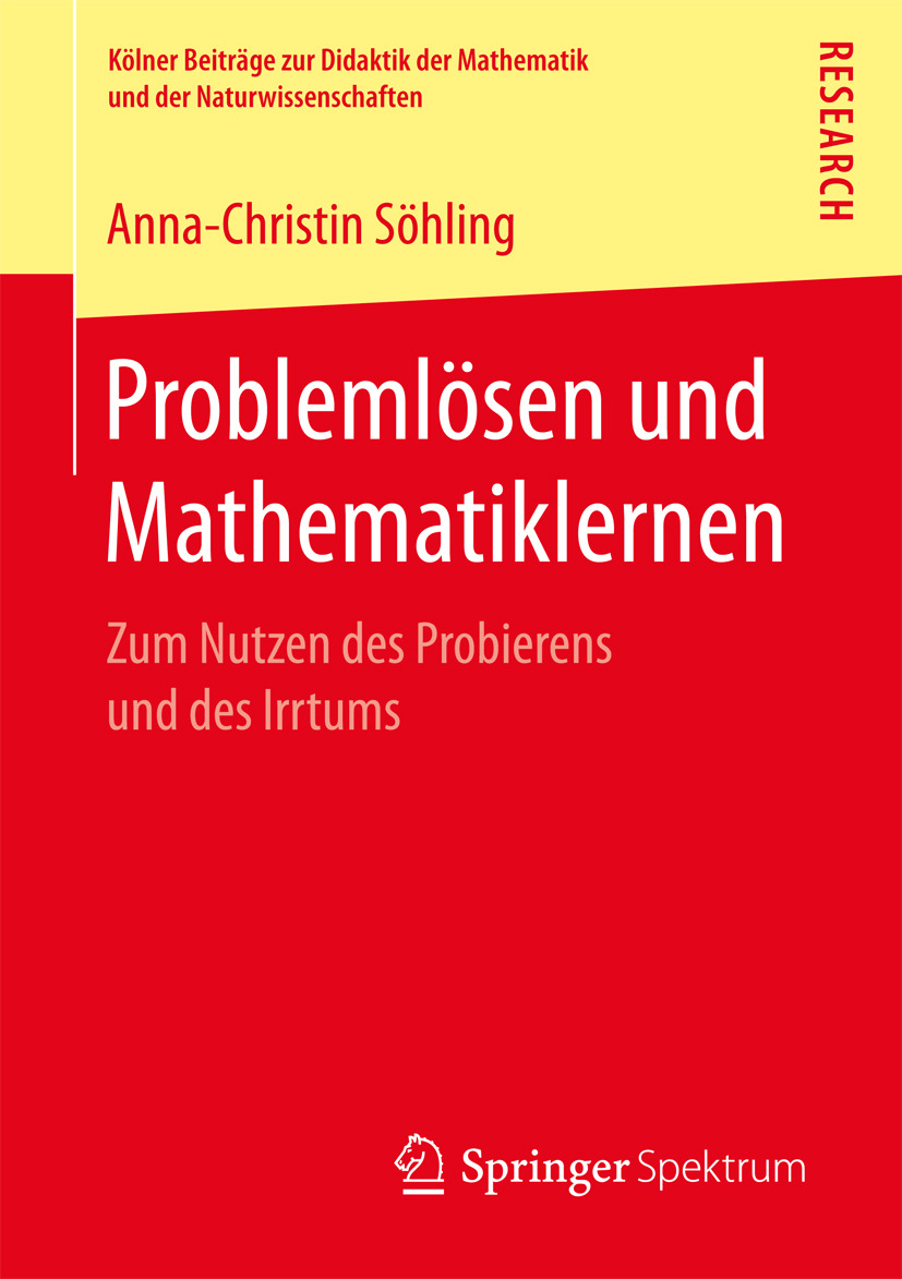 Söhling, Anna-Christin - Problemlösen und Mathematiklernen, e-bok