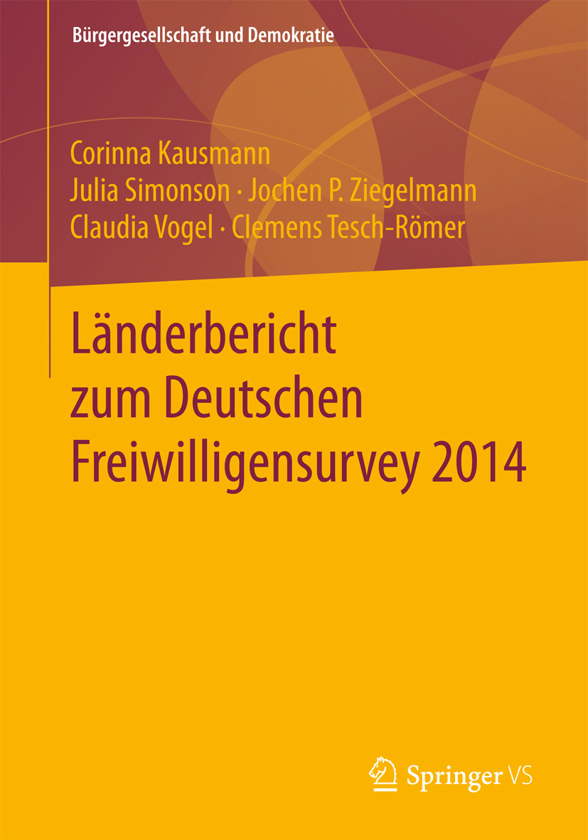 Kausmann, Corinna - Länderbericht zum Deutschen Freiwilligensurvey 2014, ebook