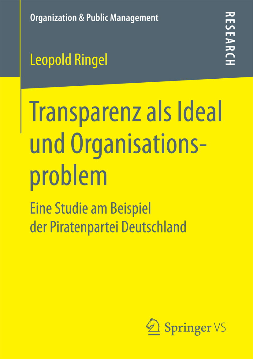 Ringel, Leopold - Transparenz als Ideal und Organisationsproblem, ebook