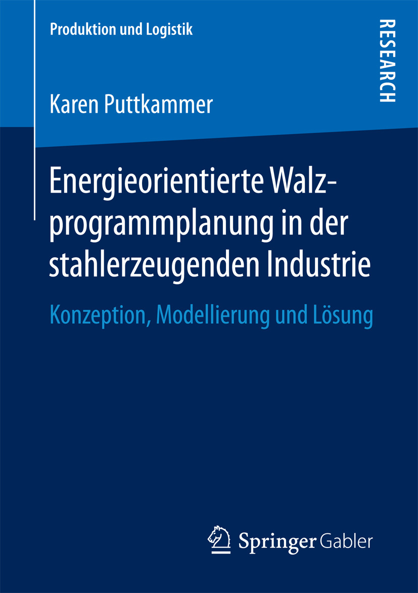 Puttkammer, Karen - Energieorientierte Walzprogrammplanung in der stahlerzeugenden Industrie, ebook